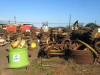 LOT ASST'D RIMS AND PARTS, (FIELD EQUIPMENT YARD)