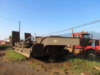 1985 PIONEER 16-WHEEL 75 TON LOWBOY TRAILER, (NEEDS REPAIRS) (NO TITLE) (HC&S No. 702)