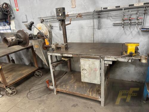 57inx30in Heavy Duty Welding/Layout Table W/ Welding Positioner 1/2" Thick Top