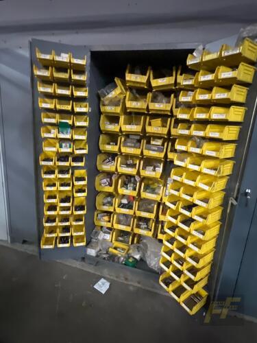 Global 2-Door Deep Door Bin Cabinet w/ Contents (Screws, Anchors & More)