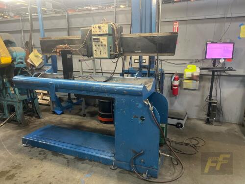 48" Jetline Seam Welder w/ Miller SR150-32 Welding Power Supply