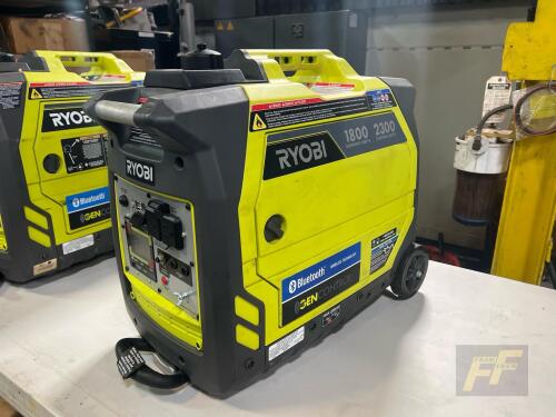 2018 Ryobi RYi2300BTA 2300W Bluetooth Inverter Generator, 1800W Running