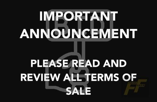 Please Review All Terms of Sale