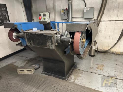 3" Double End Belt Grinder/Buffer - Estimated 5-HP