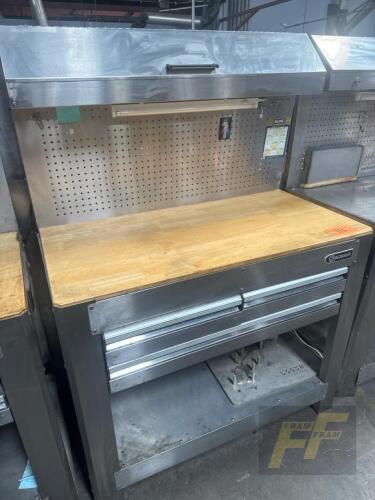 KOBALT 45in 3 Drawer Work bench Stainless