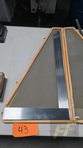 Hardened square straight edges