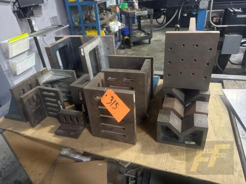 Asst'd Angle plate Set And V-Blocks