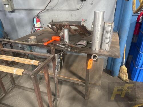 60" x 40" Heavy Duty Welding/Layout Table, 1" Thick Top
