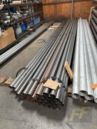 LOT OF 33 Pieces 3in x 240in Carbon Steel Pipes
