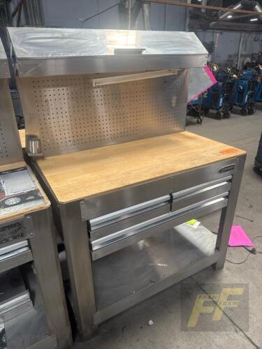 KOBALT 45in 3 Drawer Work bench Stainless