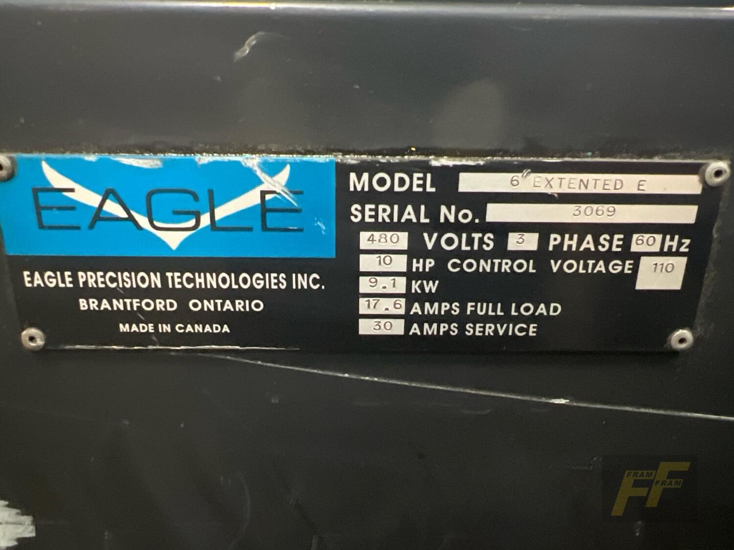 Eagle Precision 6-Extended-E Tube End Forming Machine 6 w/ Tooling