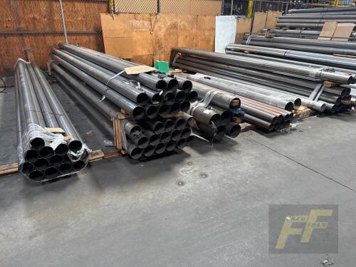 LOT OF 95 Pieces, Asst'd (14)5in x 240in, (29) 6in x 240in, (6) 8in x 240, (8) 4in x 240in, (2) 8in x 126in Carbon Steel Pipes
