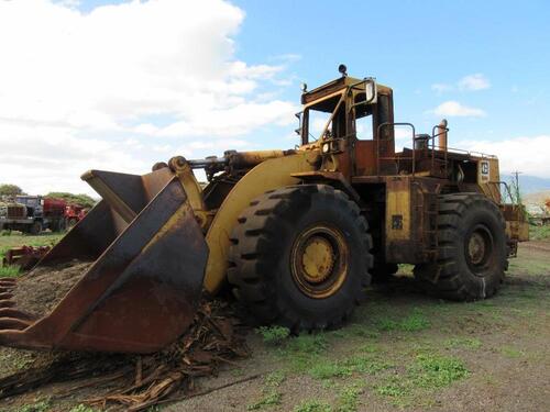 1981 CATERPILLAR 988B WHEEL LOADER, (CAUGHT ON FIRE), (PARTS MACHINE), VIN/SERIAL:50W05390, (HC&S No. 3339)