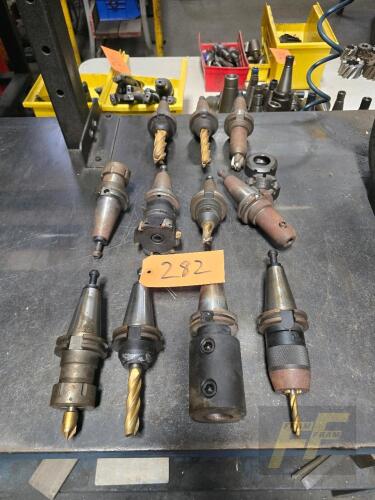 Lot of 11 Asst'd Cat 40 Tooling