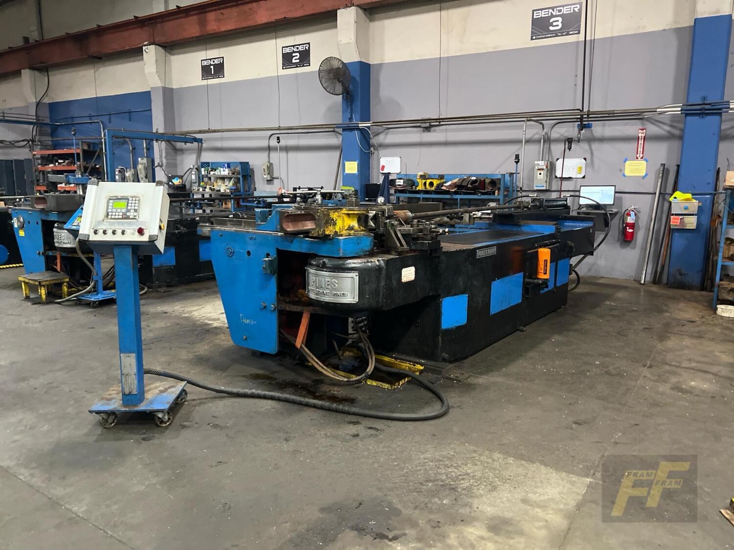 Pines #4 Series 11490 6 Rotary Hydraulic Bending Machine