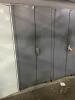 Global 2-Door Deep Door Bin Cabinet w/ Contents (Bearings, Bolts & More) - 2