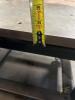 40" x 120" Welding/Layout Table, 1" Thick Top, On Casters, Threaded Holes - 6