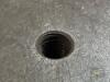 40" x 120" Welding/Layout Table, 1" Thick Top, On Casters, Threaded Holes - 7