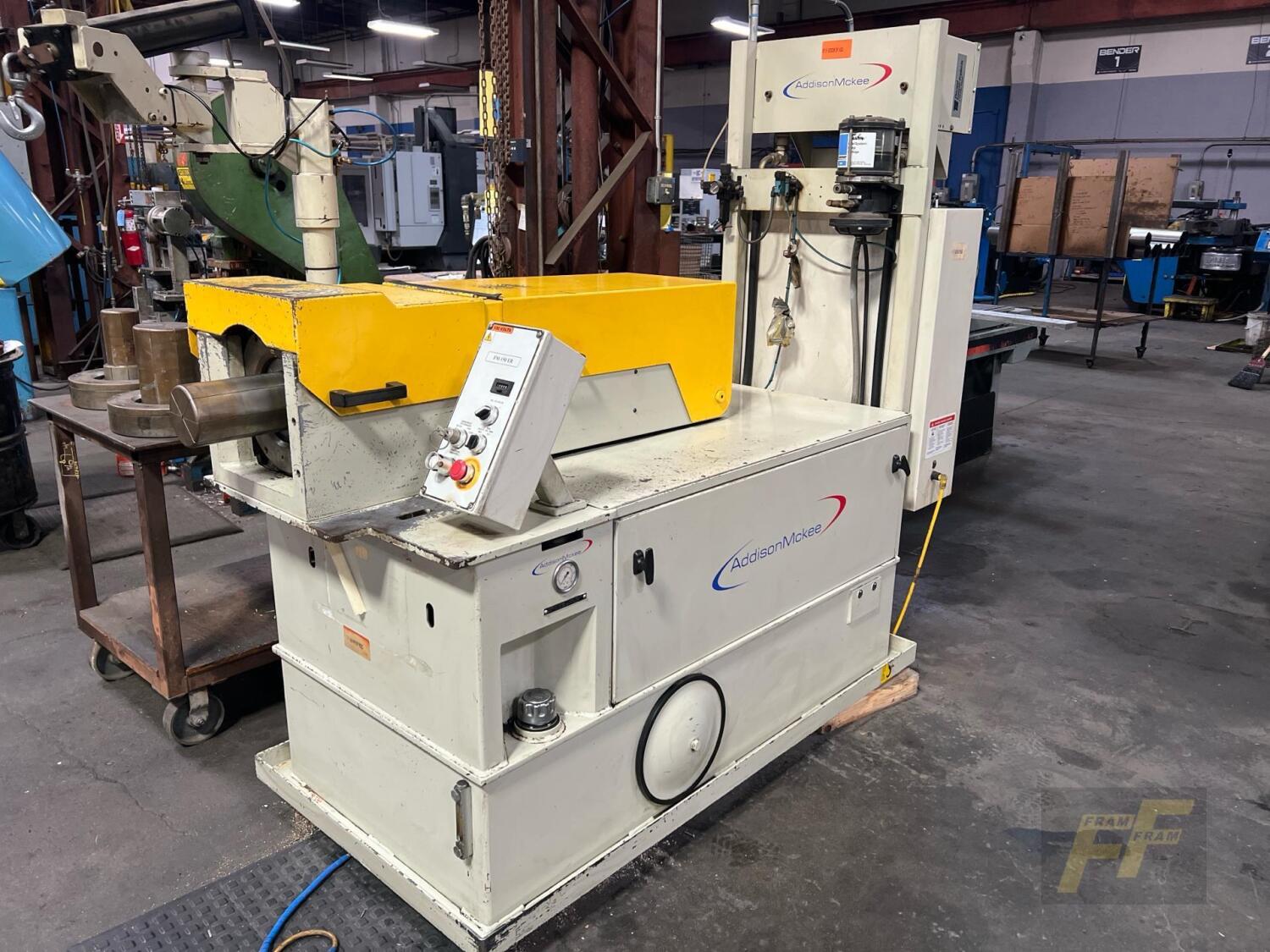 Addison Mckee FM-150 ER End Forming Machine 6 w/ Tooling