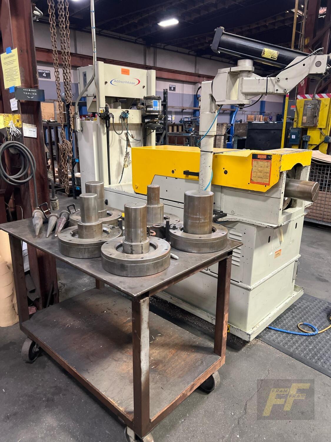Addison Mckee FM-150 ER End Forming Machine 6 w/ Tooling