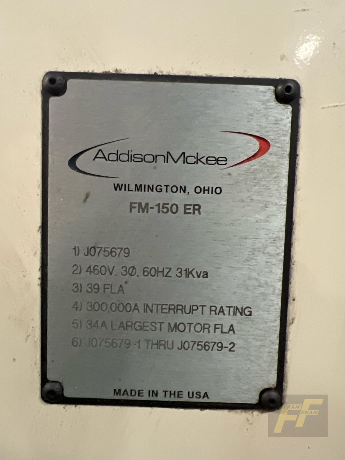 Addison Mckee FM-150 ER End Forming Machine 6 w/ Tooling