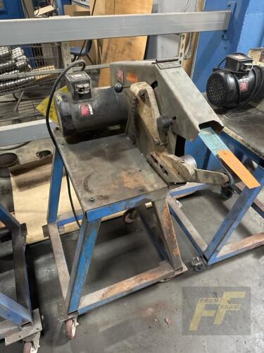 1-HP Belt Sander on H.D. Steel Cart - Single Phase