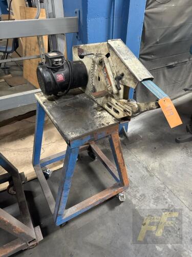 1-HP Belt Sander on H.D. Steel Cart - Single Phase
