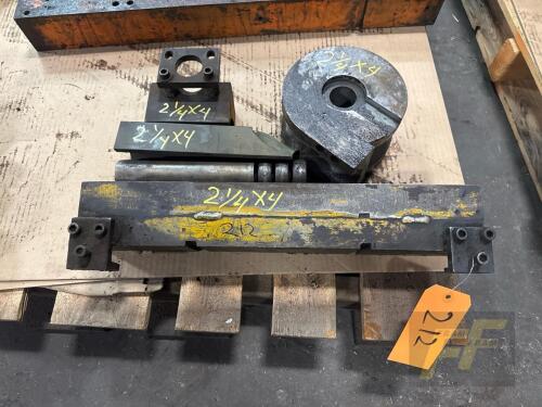 5 Piece Set Pines Bender Dies 2 1/4x4