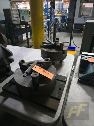 LOT OF 2 Asst'd 10in 3-Jaw Lathe Chuck