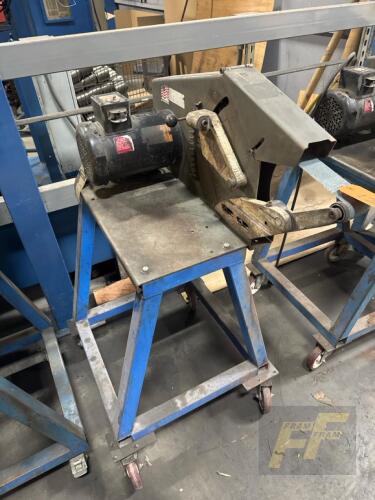 Wilton 1-HP Belt Sander on H.D. Steel Cart - Single Phase