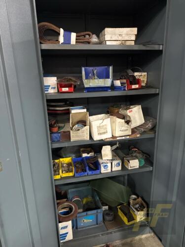 Asst'd Cut-Off Wheels, Sanding Disc, Grinding Wheels, Sanding Belts W/Storage Cabinet