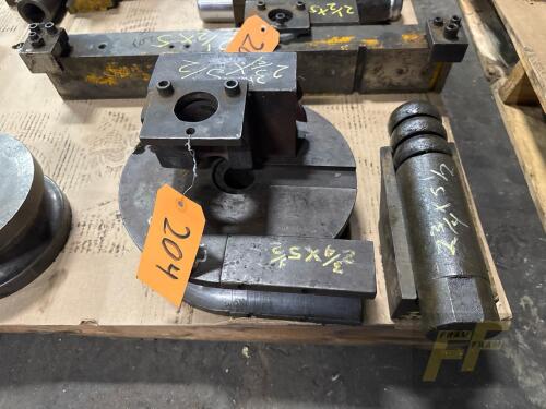 4 Piece Set Pines Bender Dies 2 3/4 x 5.5