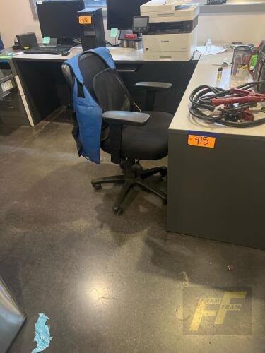 2 Desks, Chair, File Cabinets