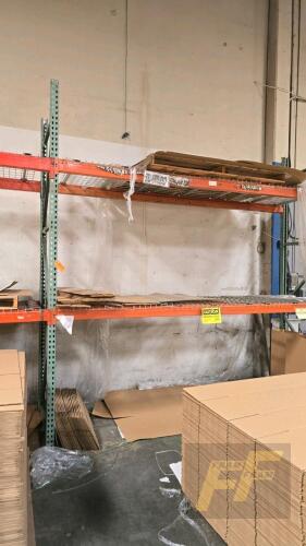 LOT OF 14 Sections Asst'd Pallet Racking