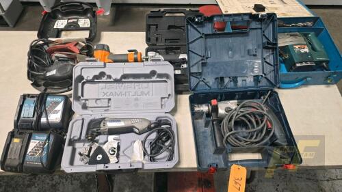 LOT OF 6 Asst'd Power Tools
