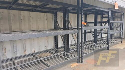 LOT OF 11 Storage Racks