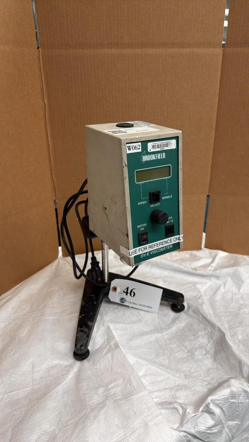 BROOKFIELD VISCOMETER MODEL: RVDVE