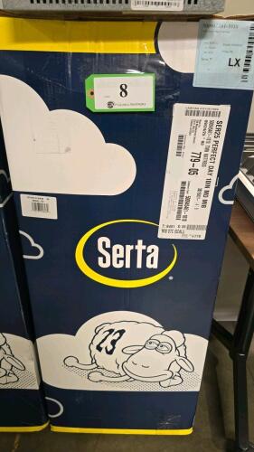 SERTA SER25 PERFECT DAY 10in MD MIB TWIN MATTRESS
