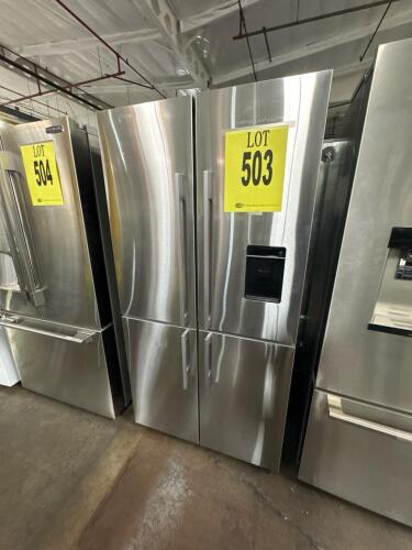 Fisher &amp; Paykel RF203QDUVX1 Quad Door Refrigerator Freezer, stainless steel finish, 19 cu ft total capacity, 70 1/2 in height, 35 5/8 in width, 27 1/16 in depth, Quad Door design, variable temperature compartment, external water dispenser with lock, i