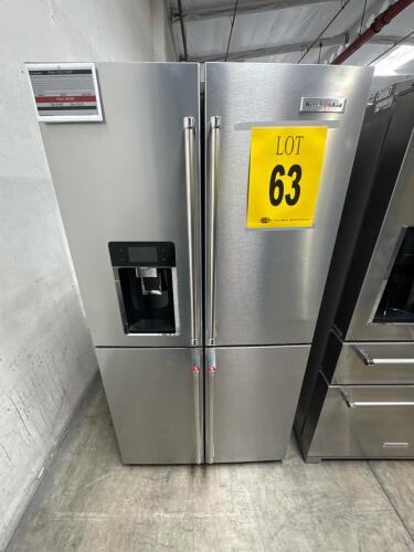 KITCHENAID KRQC736RPS 36in COUNTER DEPTH 4-DOOR REFRIGERATOR SS, S/N-TMD3304071 RETAIL $4299