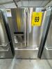 SIGNATURE SKSFD3613S 36in COUNTER DEPTH FRENCH DOOR REFRIGERATOR SS, S/N-212KRBYM8101 RETAIL $3499