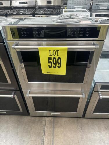 KITCHENAID KOED530PSS00 built-in double electric wall oven with 10 cu. ft. total capacity, stainless steel finish, digital touchscreen controls, true convection, self-cleaning, blue porcelain interior, 208/240V power, UL listed, built-in design, serial nu