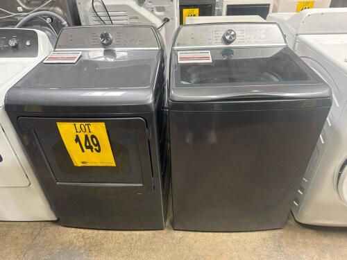 GE Profile Washer &amp; Gas Dryer PTD60GBPR1DG, 5.0 cu ft top-load washer,PTW600BPRDG 7.4 cu ft aluminized alloy drum dryer, WiFi connectivity, Smarter Wash Tech, Sensor Dry, FlexDispense, Microban, Washer Link, sanitize cycle, Energy Star certified, Diam