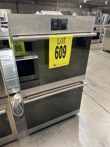 Caf&eacute; Double Wall Electric Oven CTD70DM2N2S5, Stainless Steel finish, built-in, 10 cu. ft. total capacity, True European convection in both ovens, 208V/240V electric, 6 racks (3 per oven), self-clean with steam, LCD glass touch controls, Wi-Fi capability, 