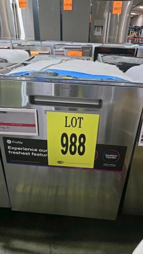 GE Profile Dishwasher PDP715SYV0FS, featuring 16 place settings, 45 dBA noise level, stainless steel tub, top control panel, built-in Wi-Fi, Microban&reg; Antimicrobial Technology, Dry Boost&trade;, Piranha&trade; Hard Food Disposer, Bottle Wash Jets, Steam Prewash, fing