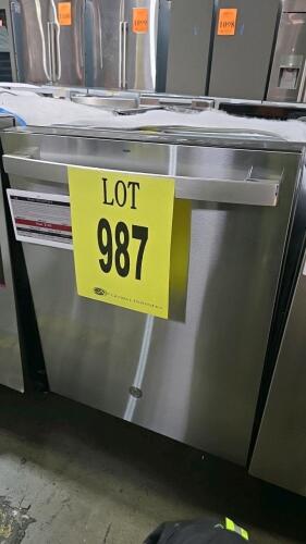 GE GDT550PYR7FS built-in dishwasher with 16 place settings, stainless steel finish, top control panel, 52 dBA noise rating, ENERGY STAR&reg; qualified, 4 wash cycles including AutoSense, heated dry system, 3rd rack, hard food disposer, sanitize option, 23.75 