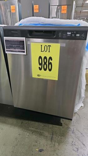GE GDF535PSROSS 24" Stainless Steel Built-In Dishwasher, featuring 14 place settings, Dry Boost&trade; with Fan Assist, 4 wash cycles (Heavy wash, Normal wash, 1-hour wash, Rinse-only), Steam + Sani option, Piranha&trade; Hard Food Disposer with removable filter, Act