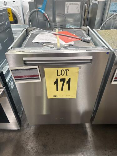 Miele G5056SCVISFP 24" Panel-Ready Built-in Dishwasher, Top Control, 44 dB, 16 place settings, 5 wash cycles, QuickIntenseWash, FlexLine adjustable racks, AutoOpen drying, 120V/1.4kW/15A, stainless steel interior, Energy Star certified, manufactured 10/20