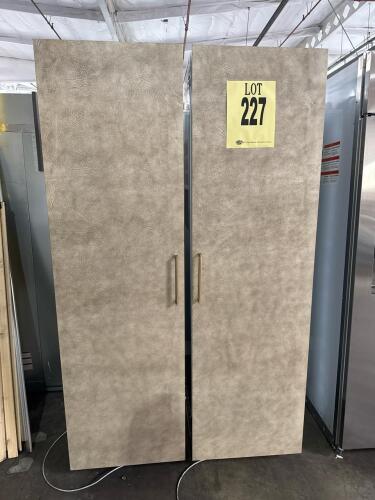 Monogram 24" Integrated Refrigerator &amp; Freezer Columns, Panel-Ready, WiFi-Enabled, featuring reversible doors, automatic defrost, factory-installed ice maker in freezer, autofill pitcher in refrigerator, ramp-up LED interior lighting, 115V; 60Hz; 20A 