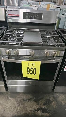GE Profile PGB935YP2FS 30" Free-Standing Gas Range with 5.6 cu. ft. convection oven, Air Fry, WiFi connectivity, fingerprint resistant stainless steel finish, 20,000/18,000/9,500/5,000/10,000 BTU burners, 16,000 BTU bake, 16,500 BTU broil,, 120V power, ap